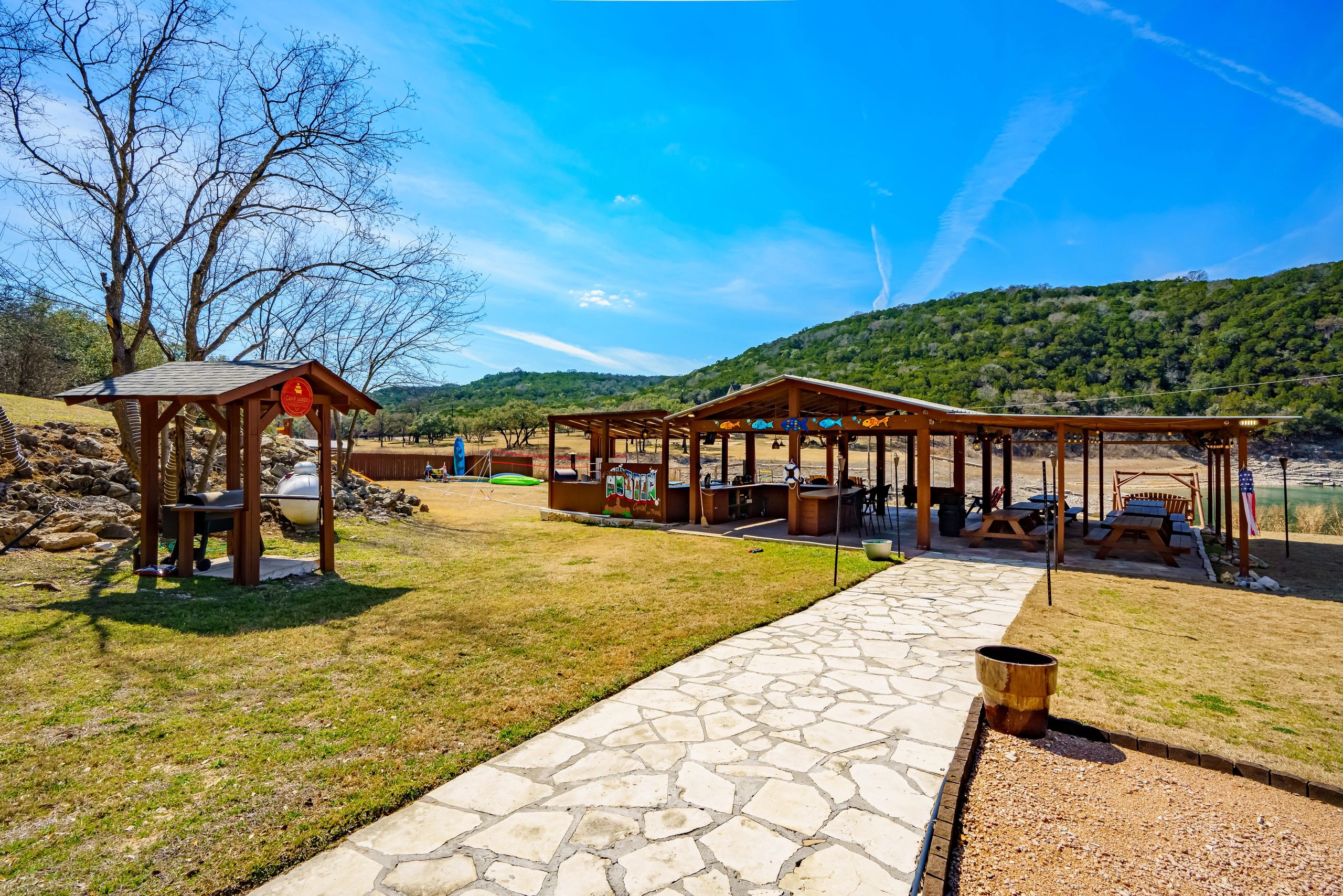 Outdoor pavilion grounds